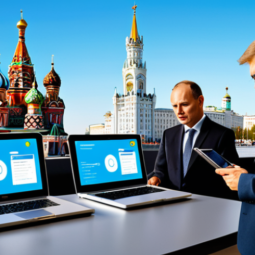 Home 21 Digital Government in Action**
"A diverse group of people interacting with a modern, user-friendly online government portal on various devices (laptops, tablets, smartphones), interface showcasing accessible public services, bright and clean design, Moscow city skyline in the background, fully clothed, appropriate content, safe for work, professional, perfect anatomy, correct proportions, digital illustration, high resolution."
**