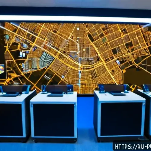 Home 17 공공부문 정보 기술 - Photorealistic public-sector IT operations center in Moscow, diverse Russian government technology s...